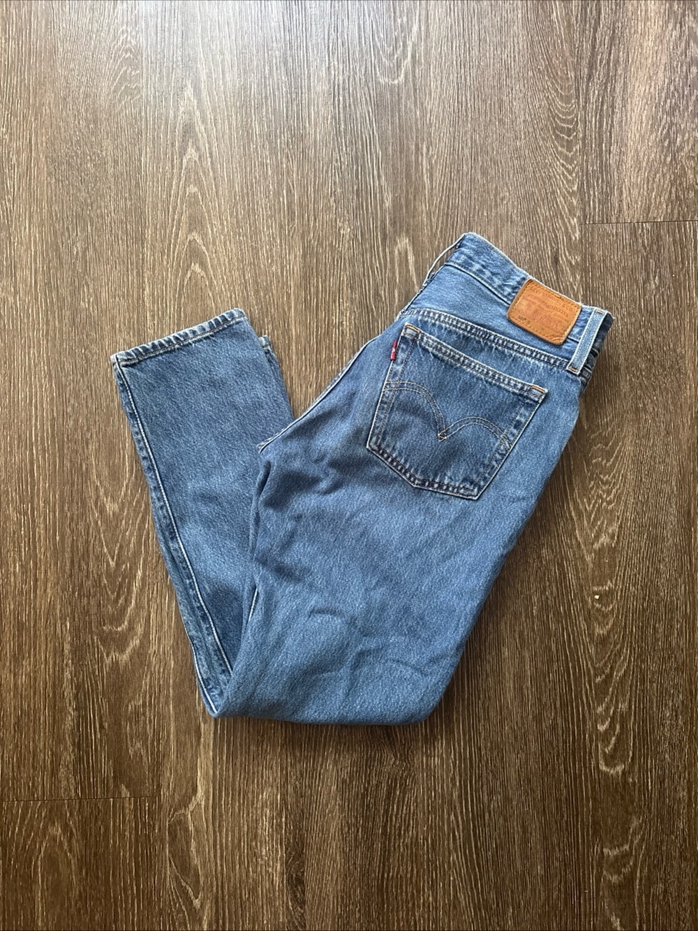 Levi's 501 Skinny High Rise Women’s Jeans 28x27 Button Fly Medium Wash Classic